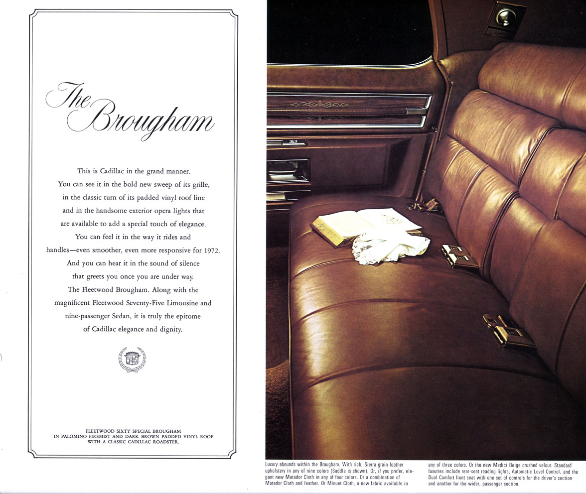 1972 Cadillac Brochure Page 7